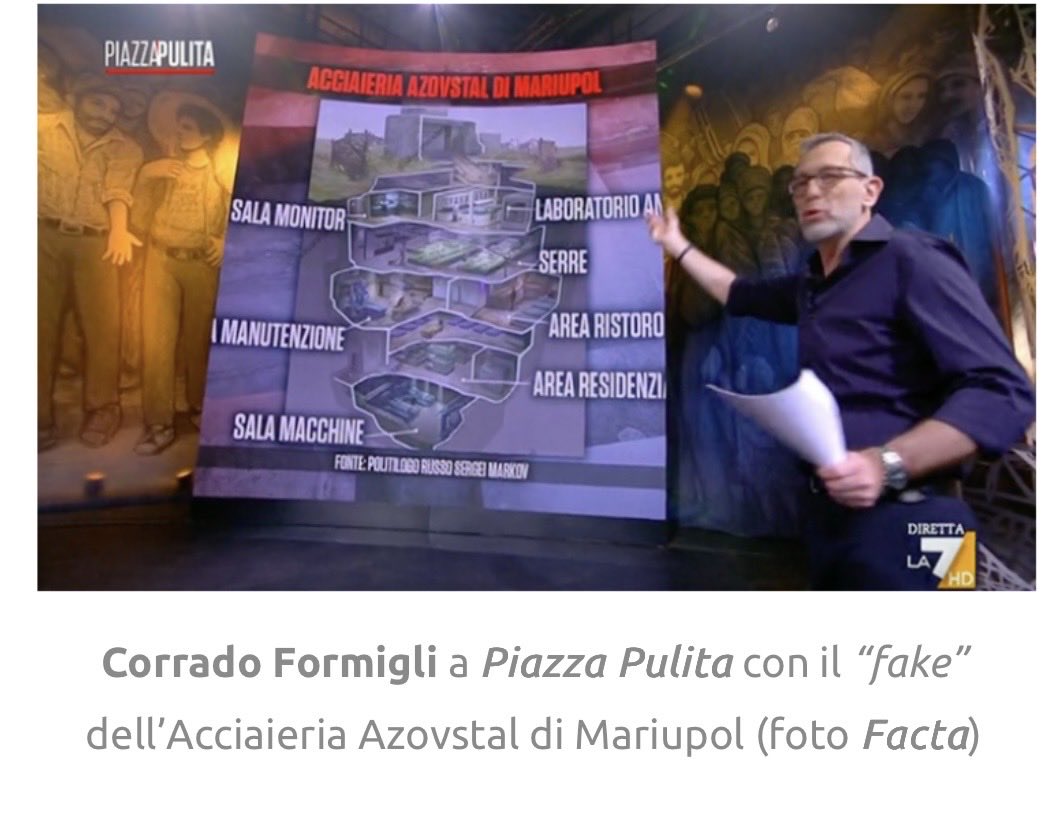 TROVA LE DIFFERENZE:
<a href="/SigfridoRanucci/">Sigfrido Ranucci</a> che confonde un software per aggiornamenti tecnici da remoto con un software spia;
<a href="/corradoformigli/">Corrado Formigli</a> che confonde un videogioco con un reale rifugio sotterraneo.

Questa è la “qualità” dei giornalisti di sinistra.