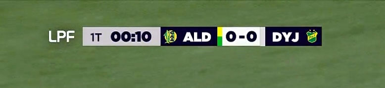 Puntaje_Ideal's tweet image. 📺 El nuevo marcador de las transmisiones de la Liga Profesional del fútbol argentino: