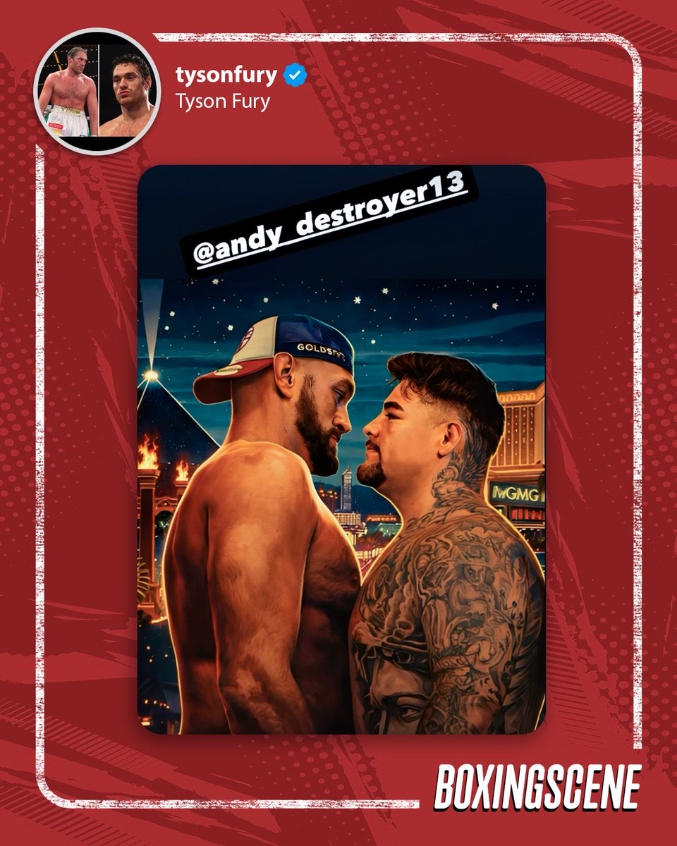 boxingscene's tweet image. Tyson Fury just called out Andy Ruiz 🥊
Didn’t see that one coming.

Is this a real fight… or Fury stirring the pot again? 💬🔥
