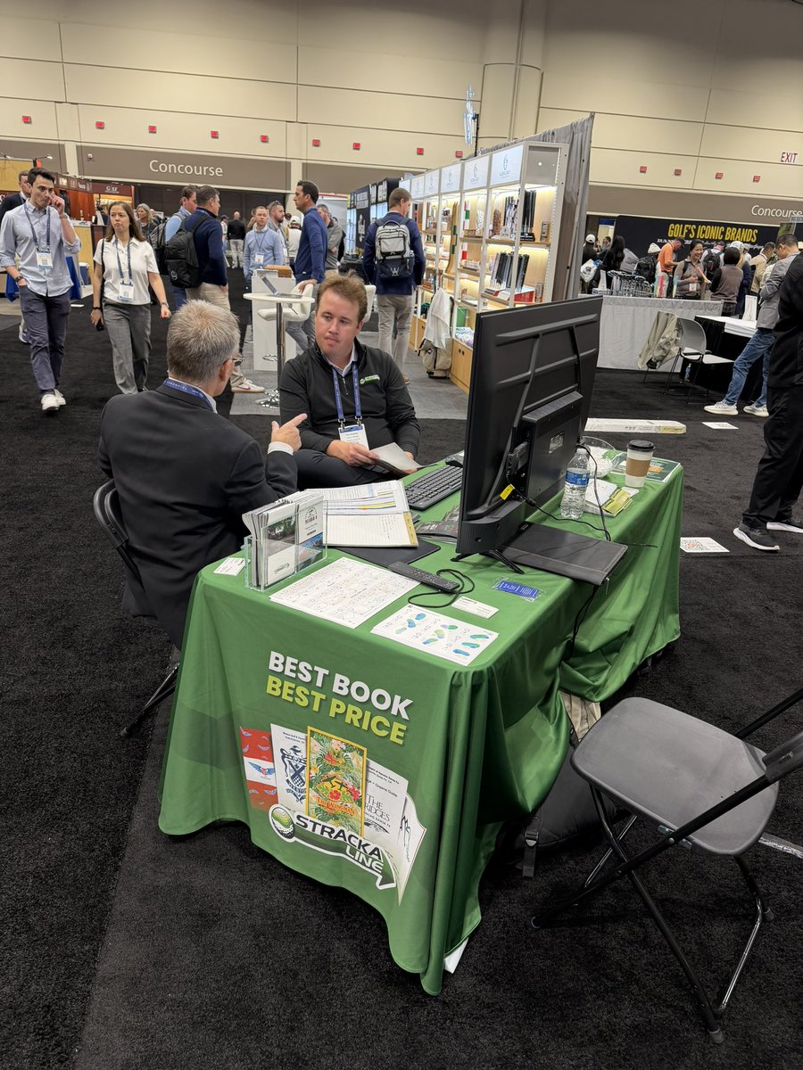 StrackaLine - Golf Green Reading & Yardage Books tweet media