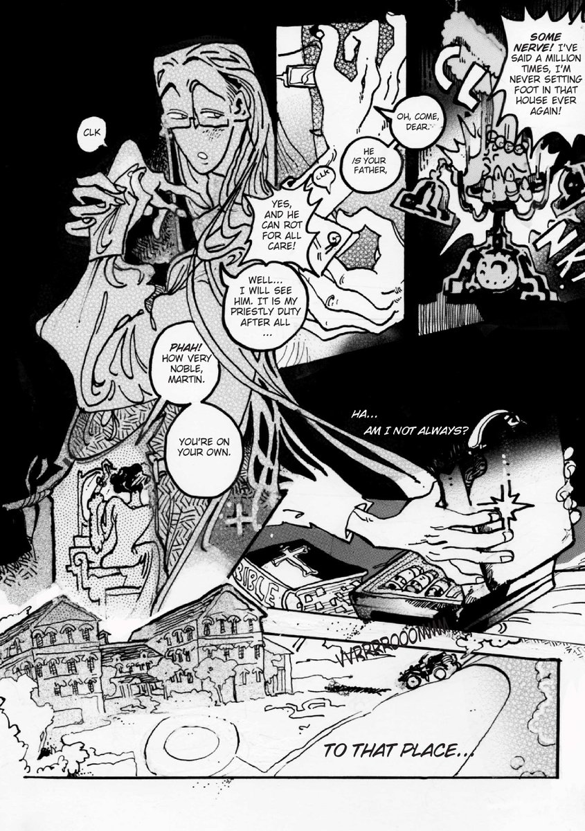 "father-in-law's tooth ache" - read the full 39 page comic on my itch! about a gross relationship, pathetic slobs, mild tooth horror, and lots of cavities!-> https://t.co/Jo7hcGgBeZ