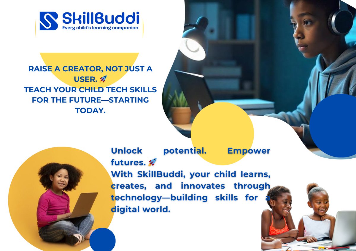 skillbuddi's tweet photo. Inspire them to learn, create, and innovate with technology 🚀
The future is bright—and it starts now ✨#SkillBuddi #EdTech #DigitalLearning #FutureReady #TechForKids #LearningThroughTechnology https://t.co/OvMXOvOUCH
