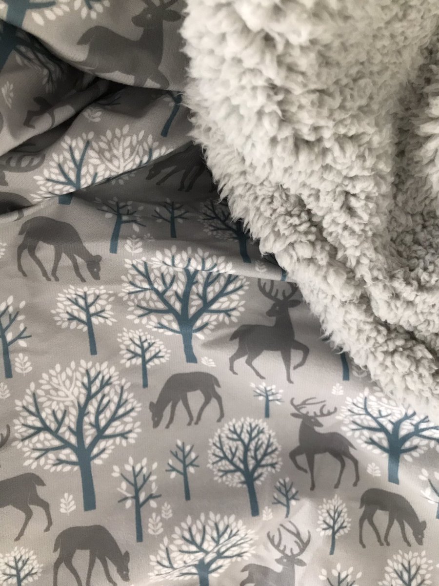 ChronicPainGal's tweet photo. Got a new blanket for myself to comfort my aching body. It’s quite cosy. Thanks to the Canada Disability Benefit 👍🏻 My precious service dog and best friend is enjoying it as well!! ❤️ ❄️ 
#Sherpa #Disability #CDB #Winter2026 https://t.co/t52VaWc0WZ