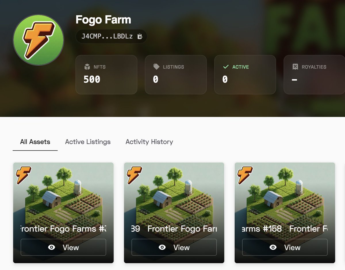 We are excited to announce that <a href="/RebelOrcsNft/">Rebel Orcs</a> will be listing Frontier Fogo Farms for trading.

If you missed the mint THIS is your chance to get your hands on premier farmland for our upcoming game!

The great land exchange begins TOMORROW at 13:00 GMT+1! 

🚜
