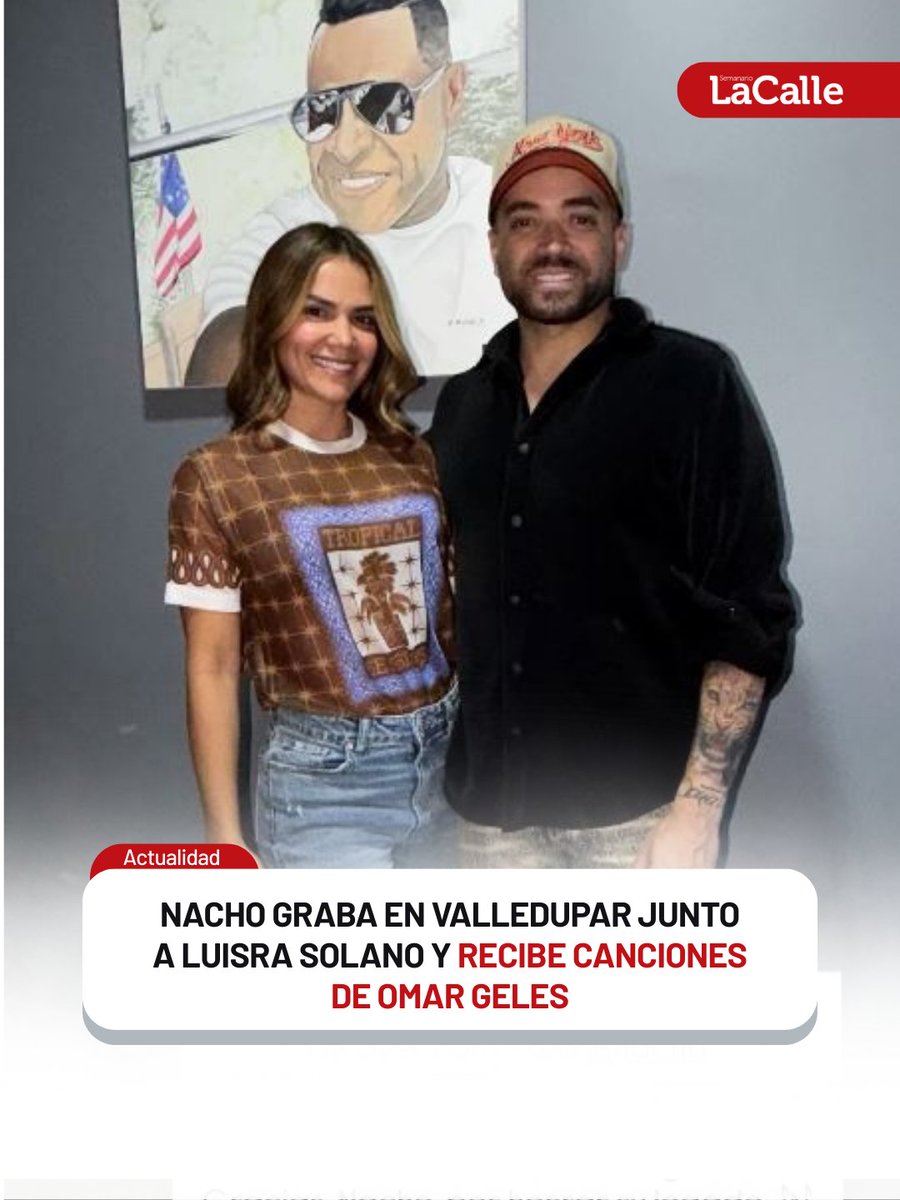 El cantante venezolano Nacho se encuentra en Valledupar y fue visto con el  con el acordeonero JK Escorcia y el joven artista Luisra Solano,también  participaron Maren García, Chide García, Carlos Rincón y
