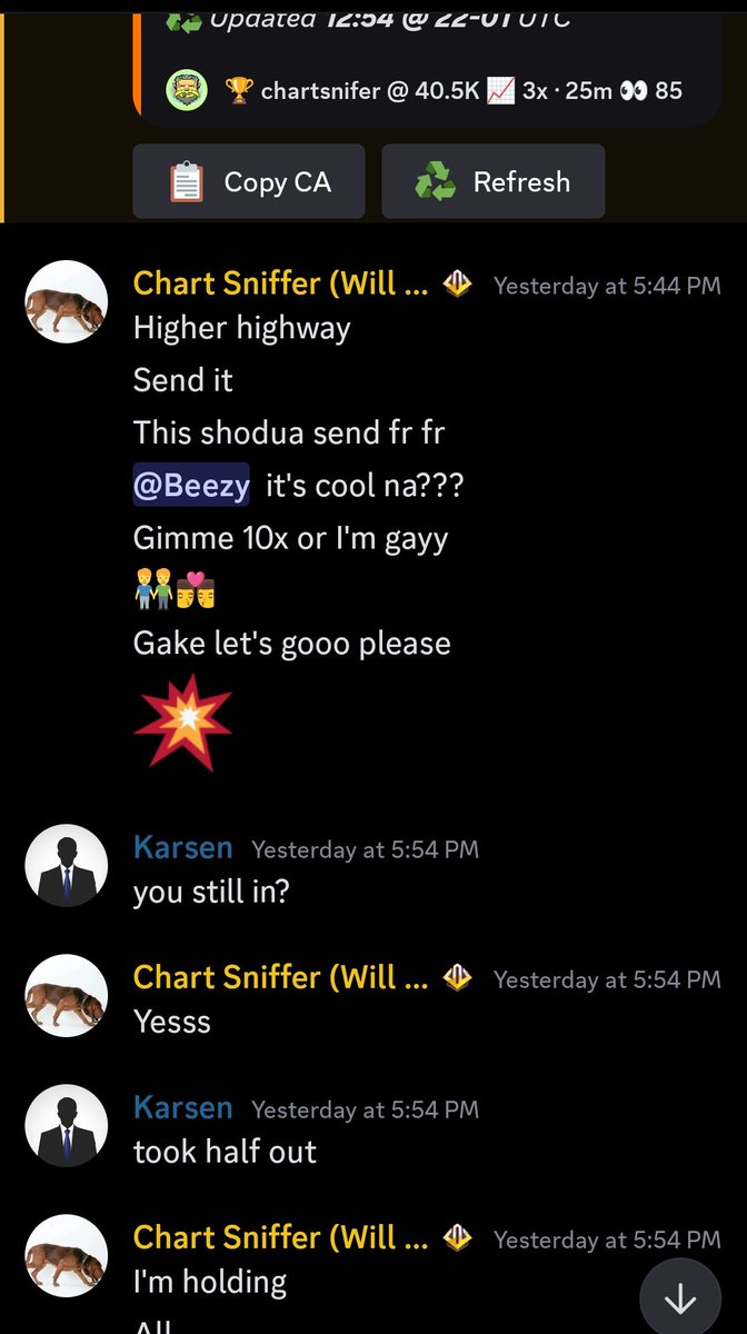 ongwick's tweet image. Have clearely told everyone to buy it.

Also I dropped this shit very early @SerenityDAO with full thesis.
Convinced everyone to buy.

Big W 20X on the timeline and in @SerenityDAO 

The only place it is to catch early the runners fr fr.

$P250