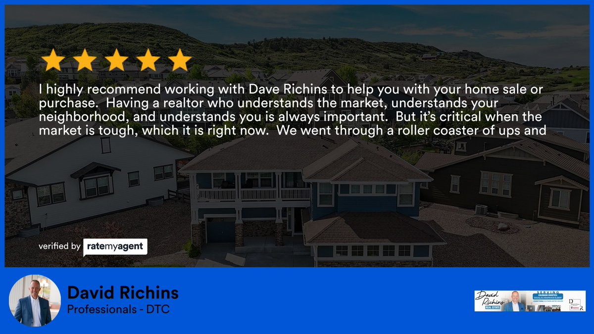 My latest RateMyAgent review in Castle Rock.

rma.reviews/euhxewv3l4ri

...
#ratemyagent #realestate #REMAX_Professionals__DTC