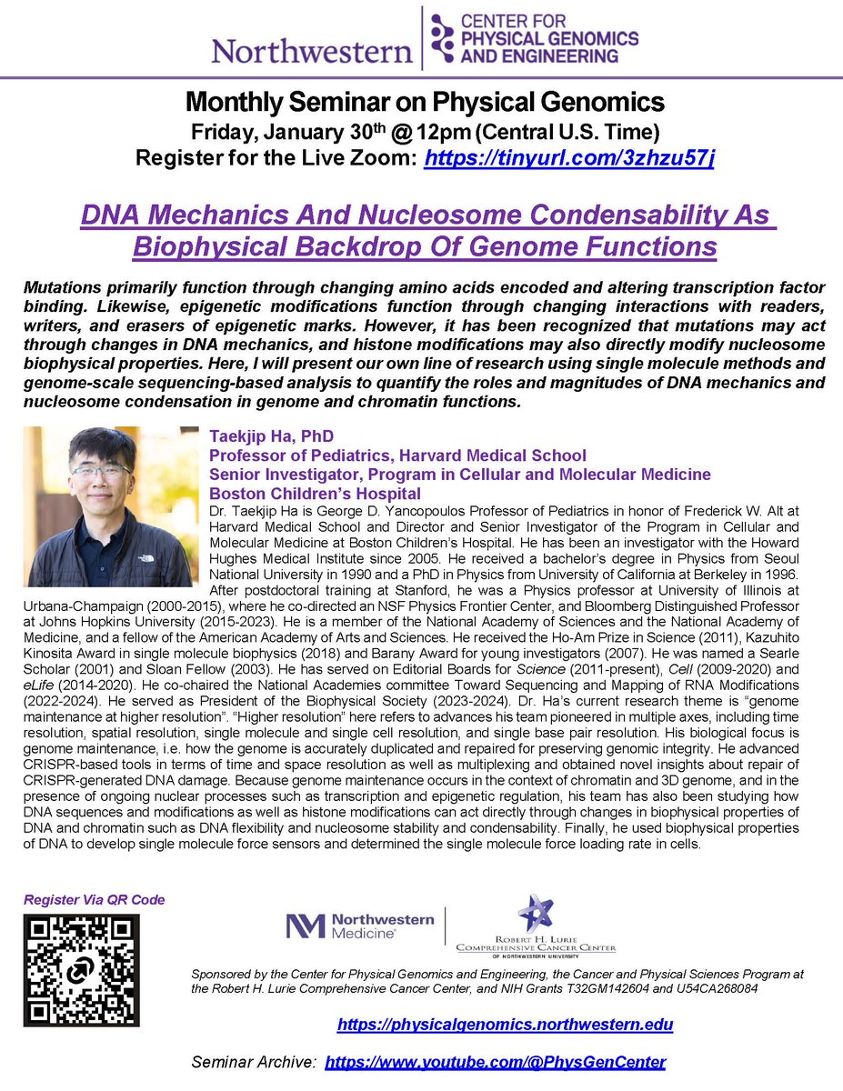 Center for Physical Genomics and Engineering tweet media