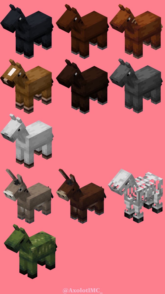 Sorry for the late post, but hey, <a href="/Mojang/">Mojang</a> have now changed the way baby donkeys and baby horses look, what do you think?