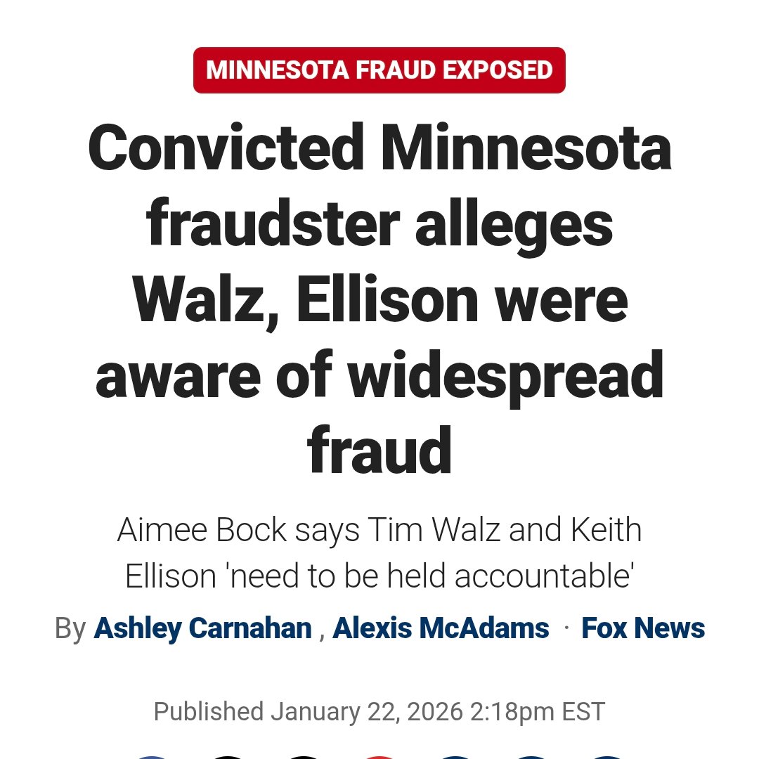 MNUpNorthLakeG1's tweet image. If true, Walz and Ellison should resign immediately.