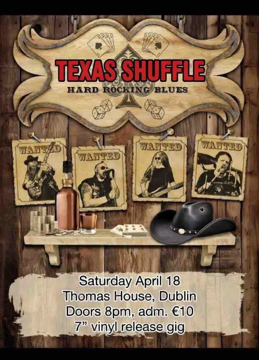 Texas_Shuffle_'s tweet photo. To celebrate the release of our single Bandit Blues, we are having a special launch gig in Thomas House on April 18th
@thomashousedub https://t.co/gsWiMKdCmv