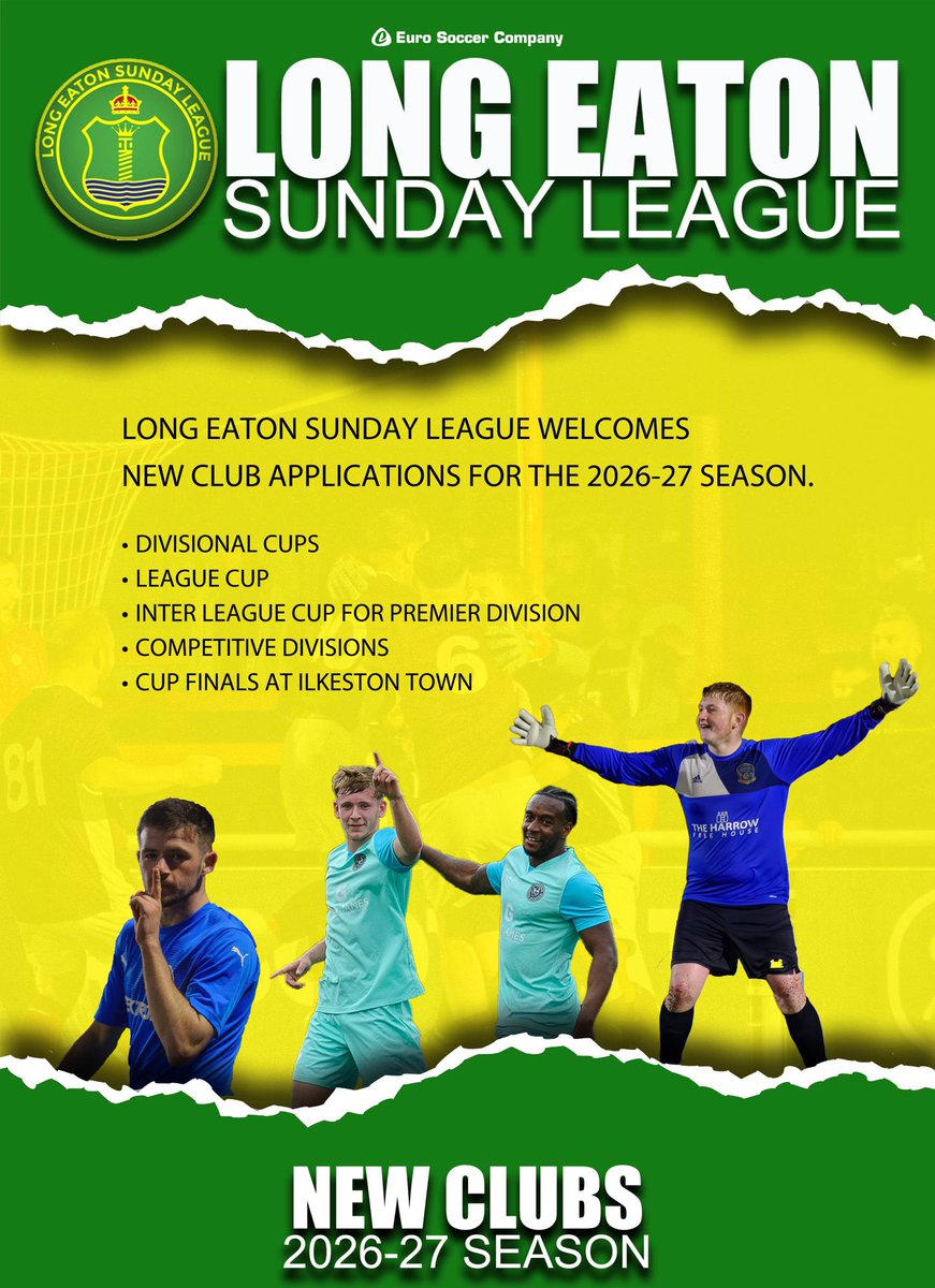 Euro Soccer Long Eaton Sunday League tweet media