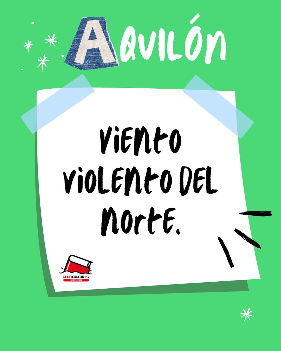 Jueves de palabras: AQUILÓN. 

#lectivocabulario
#palabrasenespañol