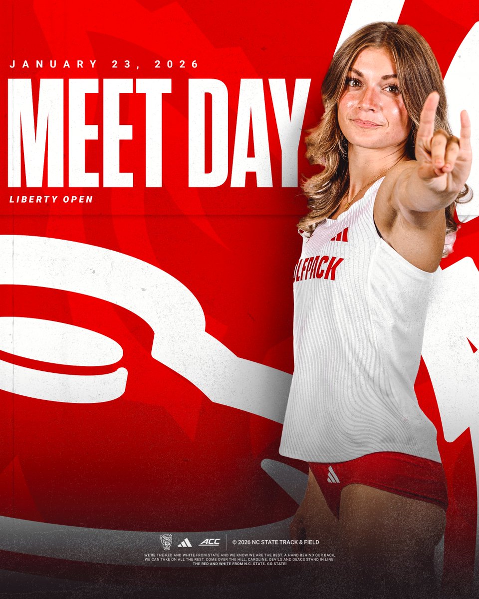 Wolfpack_TFXC's tweet image. All roads lead to meet day

🐺 Liberty Open
📍 Lynchburg, VA
⏰ Field Events: 10:00 AM | Track Events: 12:30 PM
📊 tinyurl.com/bdh8utkj

#WolfpackTF | #GoPack
