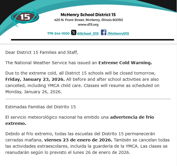 Attention PKL Families!