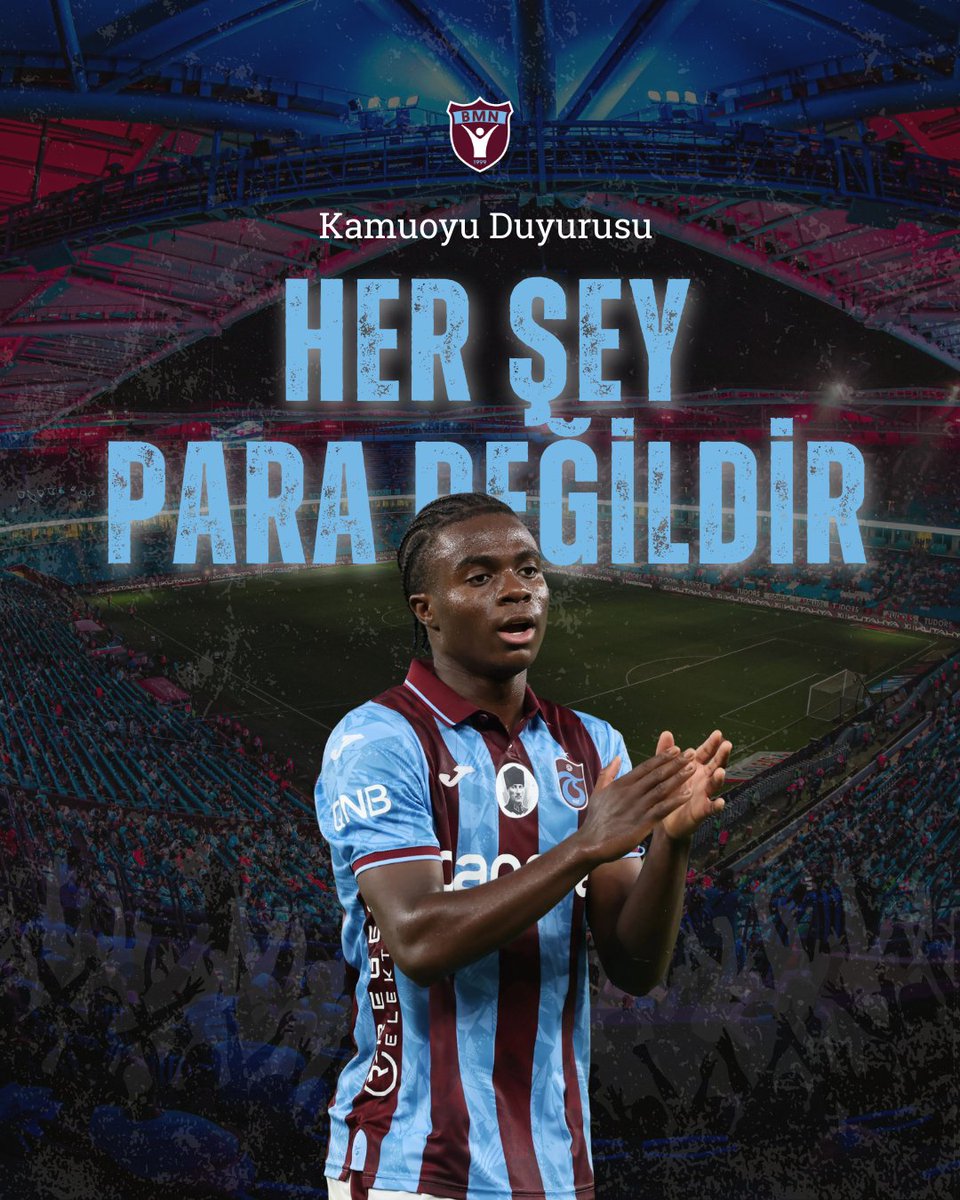 dadasdadas35's tweet image. Biz para için değil, Paraya Karşı Emeğin Mücadelesi için tuttuk Trabzonspor'u..
Hiç bir başkan Para için Trabzonspor'un değerlerinden ödün vermemelidir..