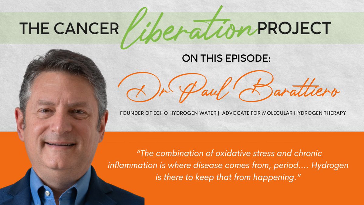 Learn how hydrogen water can help you heal at the cellular level on today’s podcast! 

bit.ly/4qKm2qH

#cancerliberationproject #integrativecancersupport
