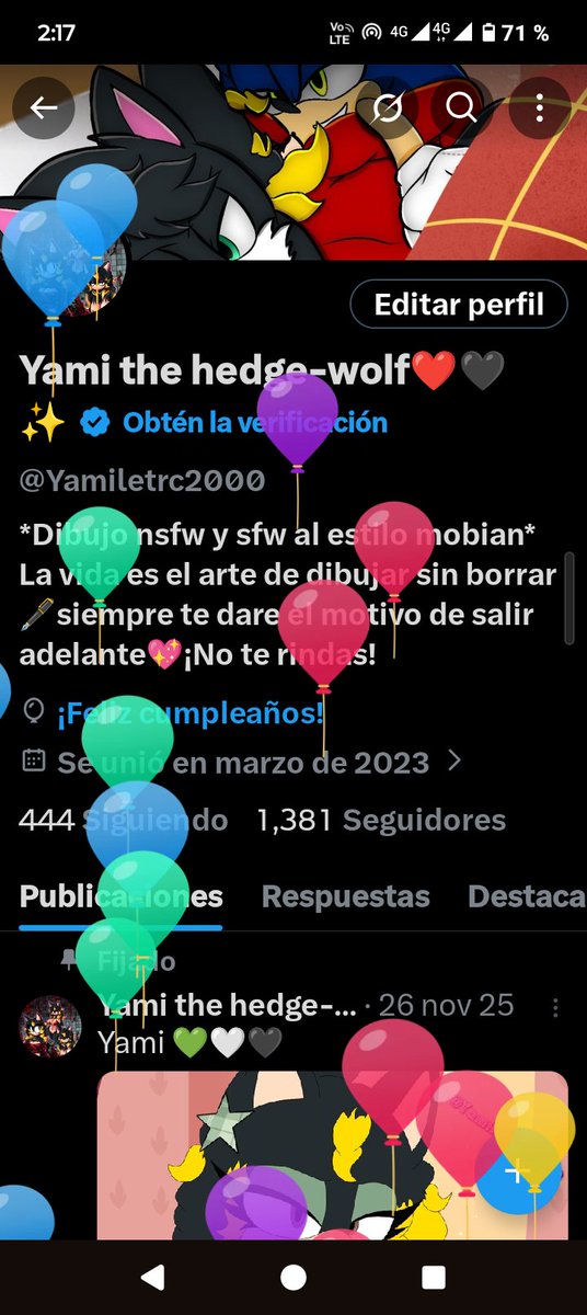 Yami the hedge-wolf❤️🖤✨️ tweet media