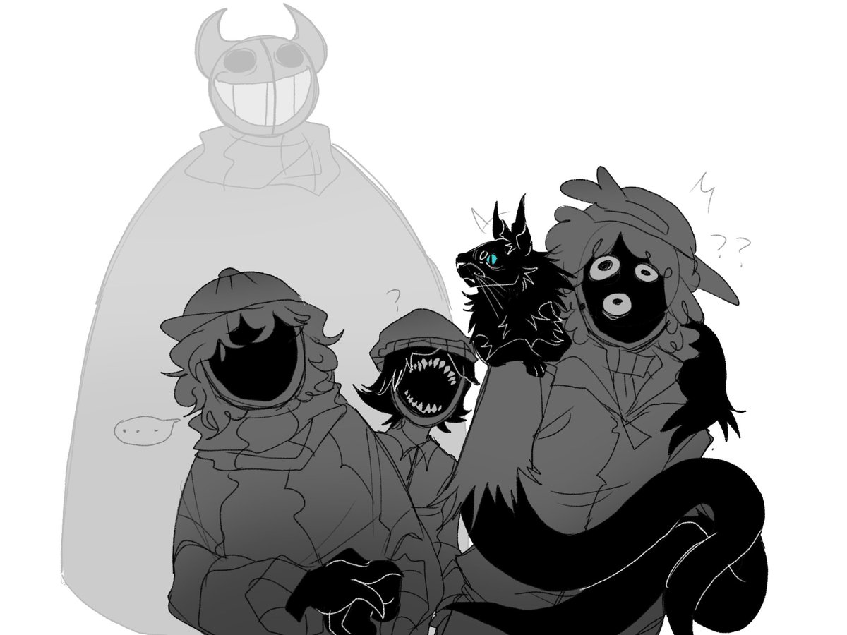 someonenewtoday's tweet image. Just climbed out of a hole and gained a new thought, does anybody still know this au.. Gulp
#spookymonthdarkrealityau #spookymonthfanart