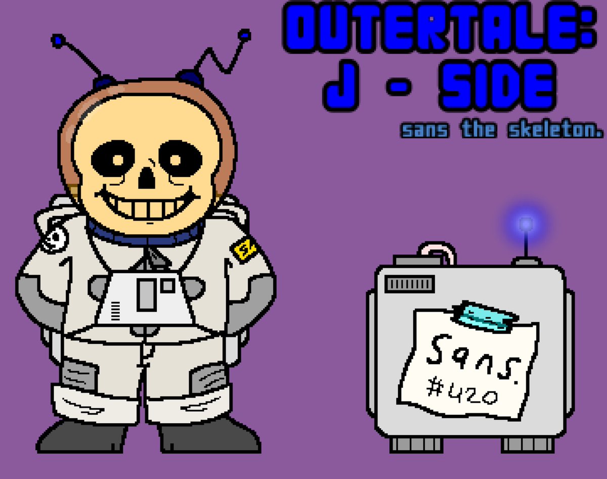 YourAveArtist95's tweet image. OUTERTALE: J - SIDE

sans the skeleton.