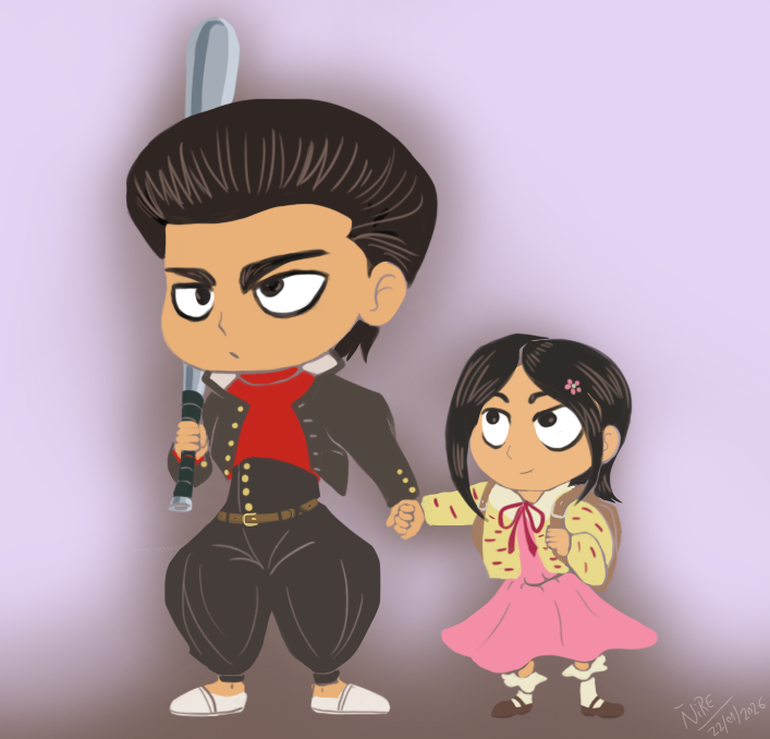 The last few days (once works inside the house were completed) exhaustation took over and I've been sleeping+resting a LOT... as if my vacation time just started. Anyway, chibi Siblings as a warmup doodle ^^ #MetalBat #Zenko #OnePunchMan