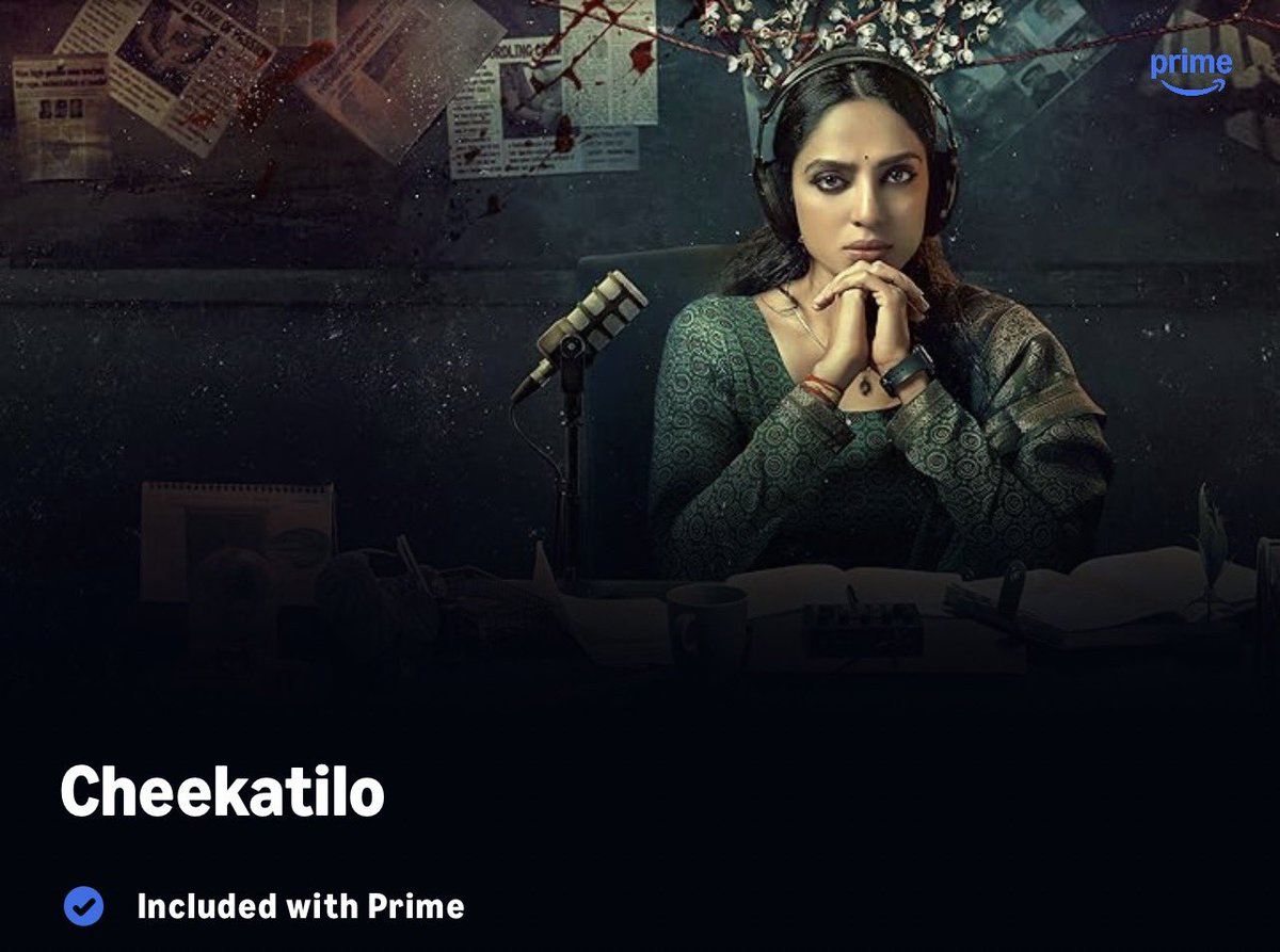 KUDALINGAM49671's tweet image. #Cheekatilo (2026) 

தமிழ் டப்பிங் உடன் Prime video ஓடிடி தளத்தில் வெளியாகியுள்ளது..