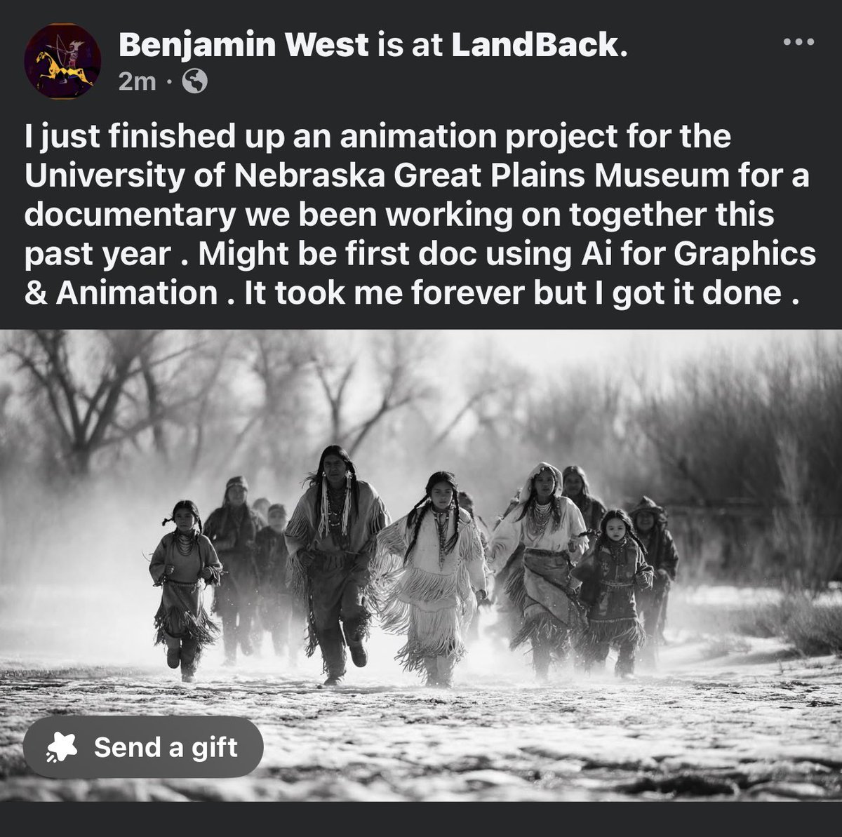 Benjamin Arkeketa West tweet media