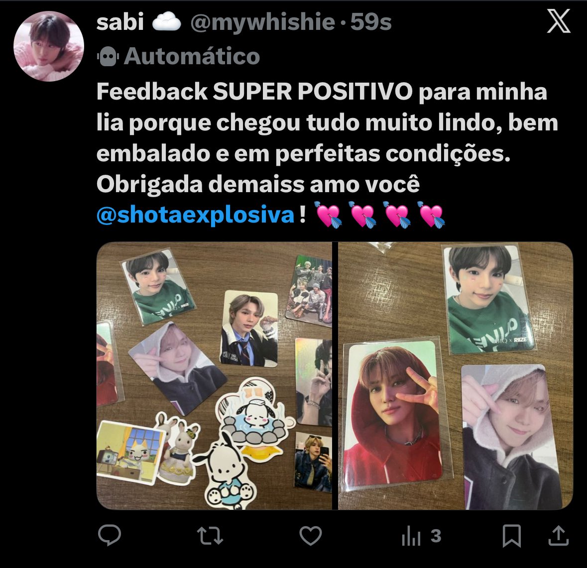lia do shotaro vai ver o piwon e o riize tweet media