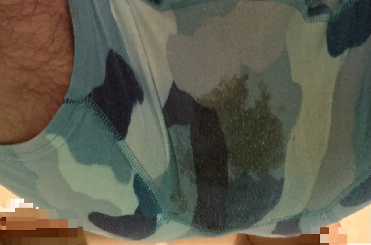 undiespiler711's tweet photo. Messed my blue camo undies again, too mushy but this time, imma freeze it safely so I can multi load like a real man #gayscat #poopingunderwear #underwearshit #soiling #messing #hypermessing #pantspoop #stainedundies #multiload #part1 https://t.co/fIDyu7NXyp