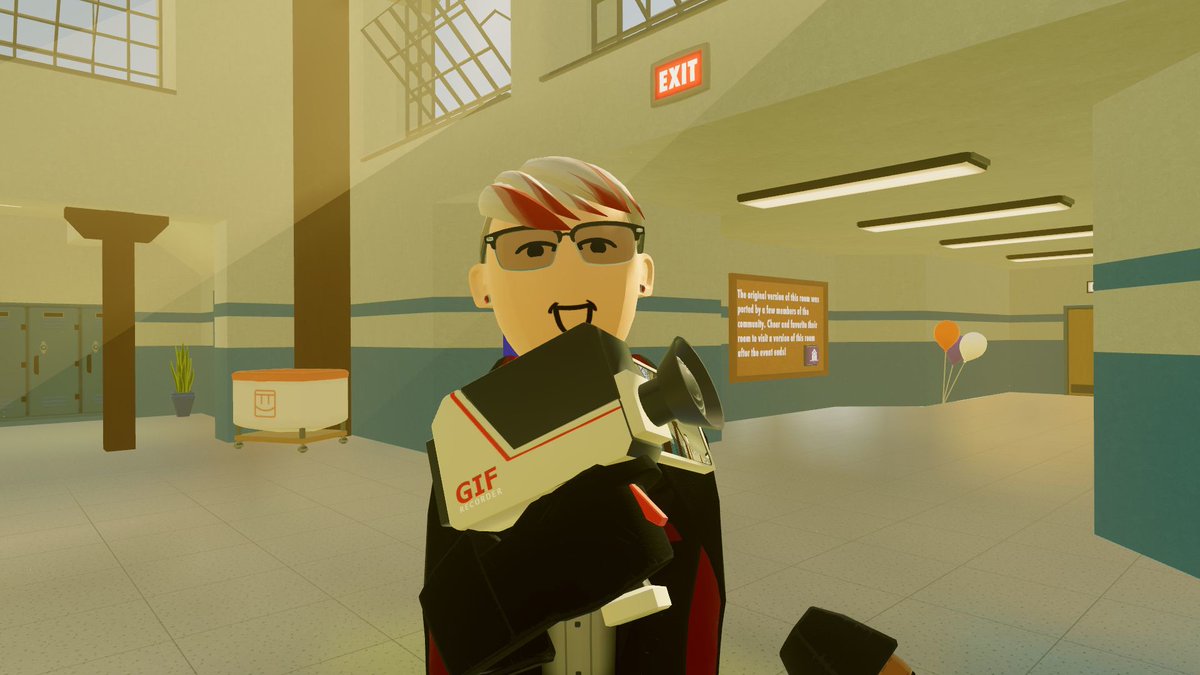 JackVR_75's tweet photo. Rec Room has bought back the OG Rec Center as part of the Rec Room's Class of 87 Reunion event. In my opinion, this looks pretty slick. #recroom #vr #gaming https://t.co/AWMsDS6f2X