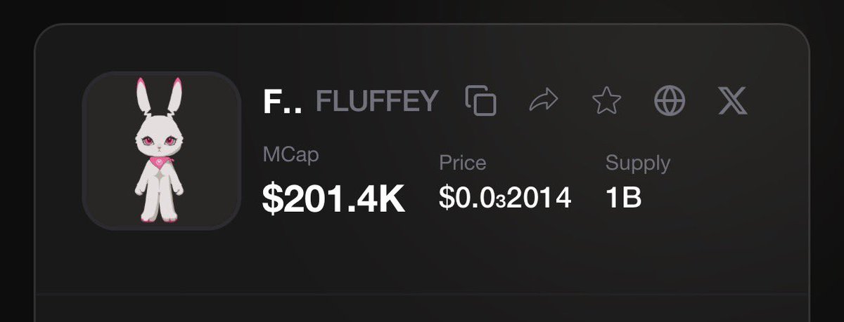 megabridgeX's tweet image. $FLUFFEY hit 200k Mc 👀