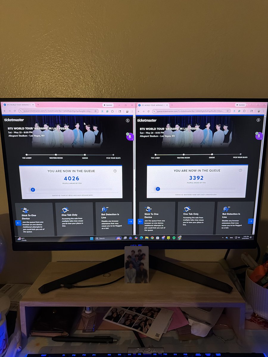 mapofsierra's tweet photo. @ENCHANTIINGTAe i refreshed until it got me in the queue and these were my numbers!! https://t.co/Mb418ikhru