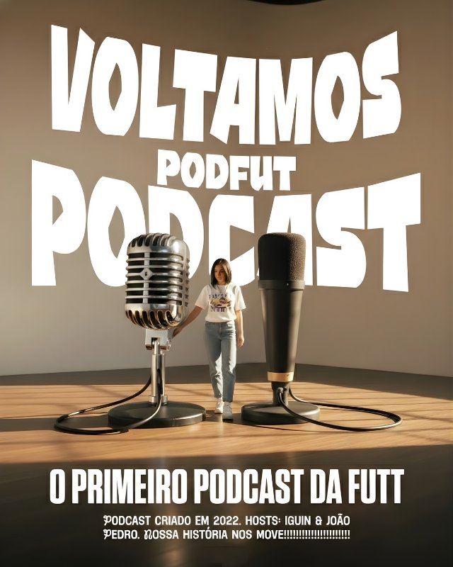ESTAMOS DE VOLTA! 🎙

O primeiro podcast da FuTT voltou! com uma identidade nova e um jeito novo de levar entretenimento para a sua casa.

Hosts: <a href="/Igorrkkkj/">Iguin</a> &amp; <a href="/_joao_pedr/">João Pedro</a>