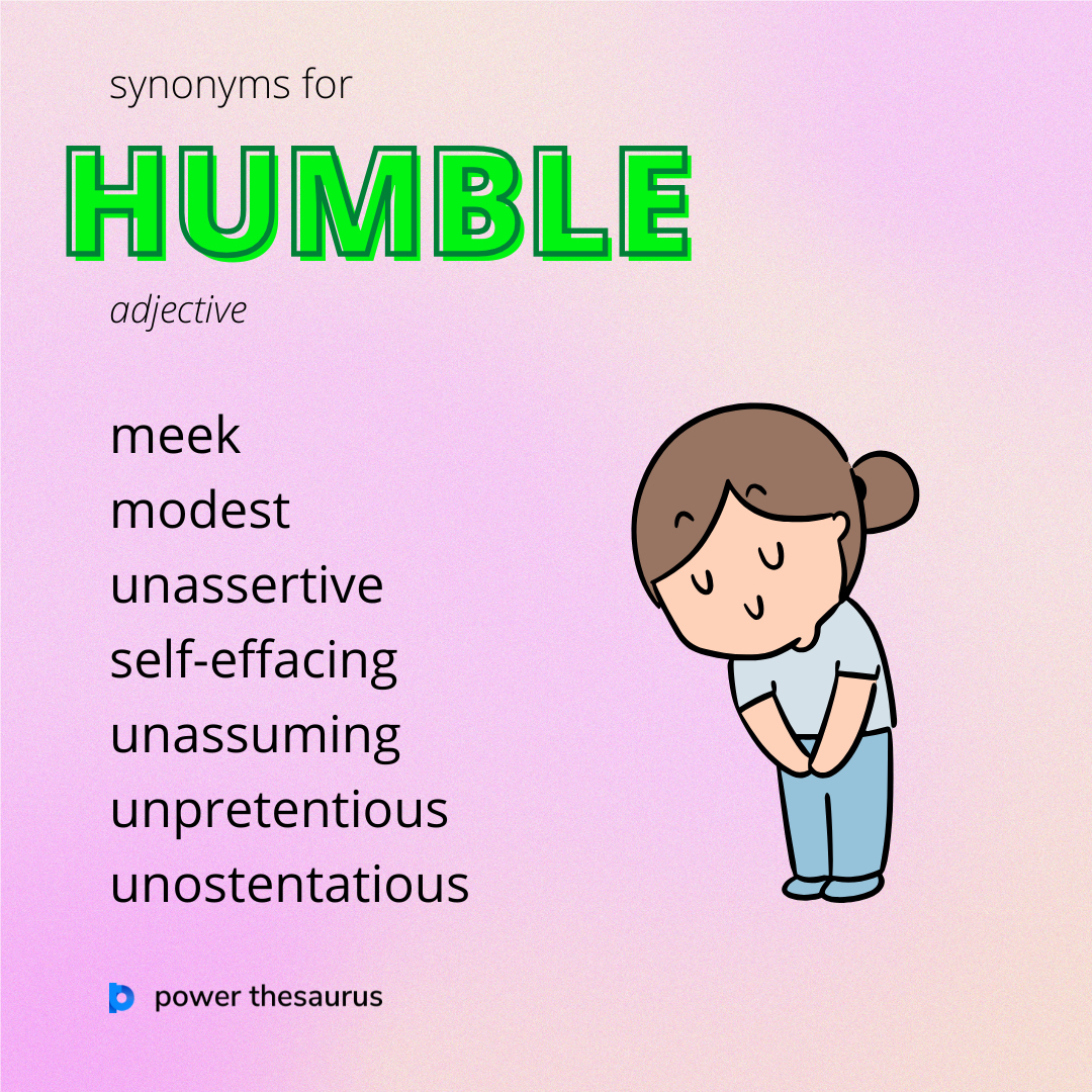 thsr.us/humble

If someone is humble, they do not think they are better than others and do not brag about their abilities or achievements.

E.g. "Even after his success, he stayed humble and treated everyone with respect."

#synonym #thesaurus #learnenglish #ielts