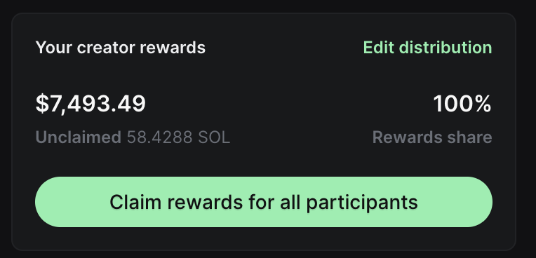 Alright!
We’re blown away by the love and the momentum.
As of right now, today’s creator fees are $7,493.49 from <a href="/Pumpfun/">Pump.fun</a> about to be claimed.

Huge thank you to the team for recognizing this was something special and turning on the hype machine 🔥

You’re all helping make