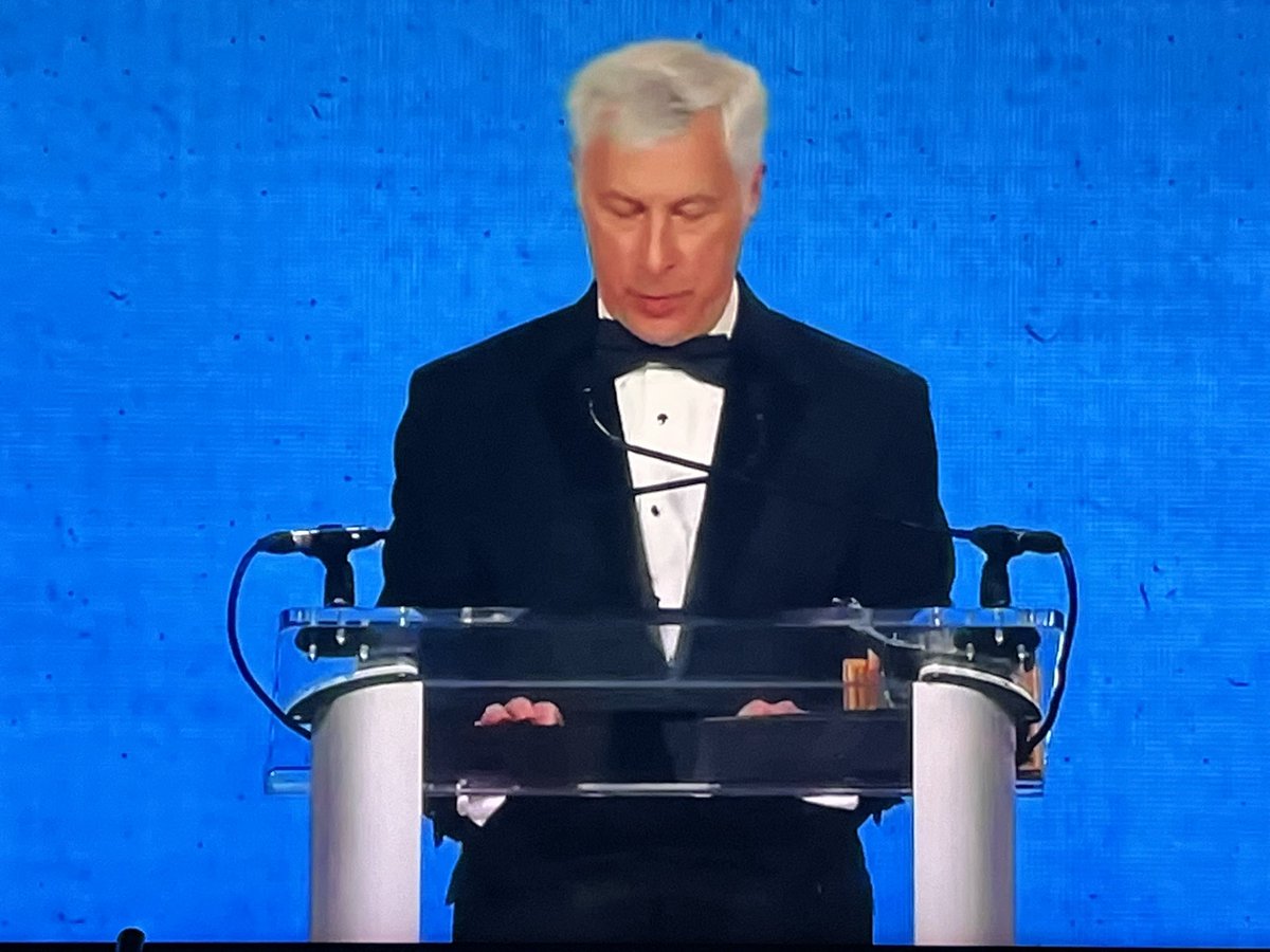 They just cut the mic of this dude who ignored the hook music at The Eclipse Awards.