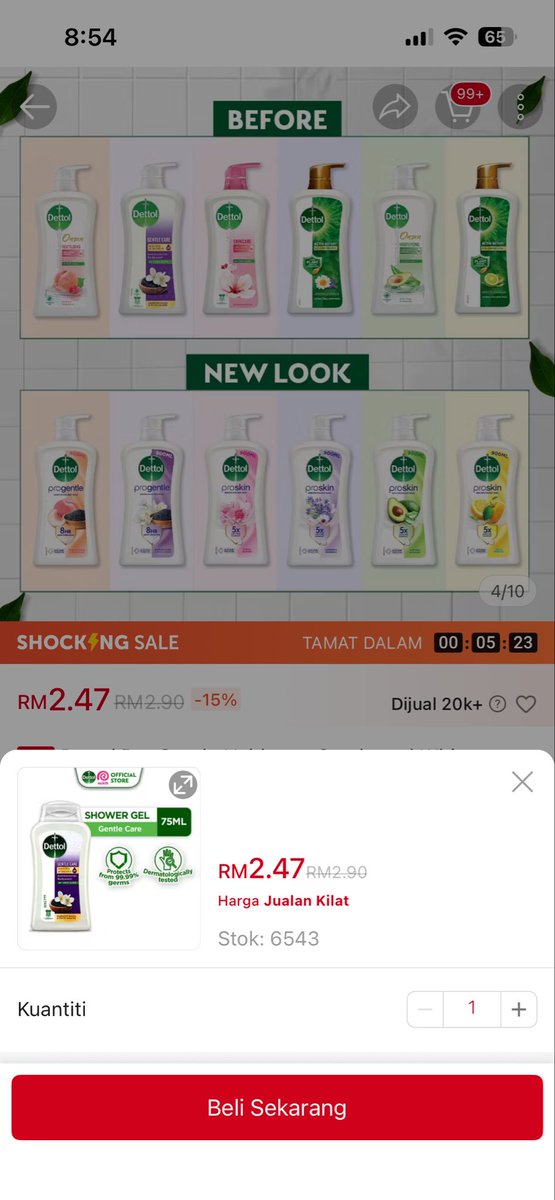 aarifiskandaar's tweet photo. POV: Bila shampoo turun RM2.47, kau tahu benda ni takkan lama… 🧴⏰

🖇️ https://t.co/pgbZ1lO5TI https://t.co/uTai442iJF
