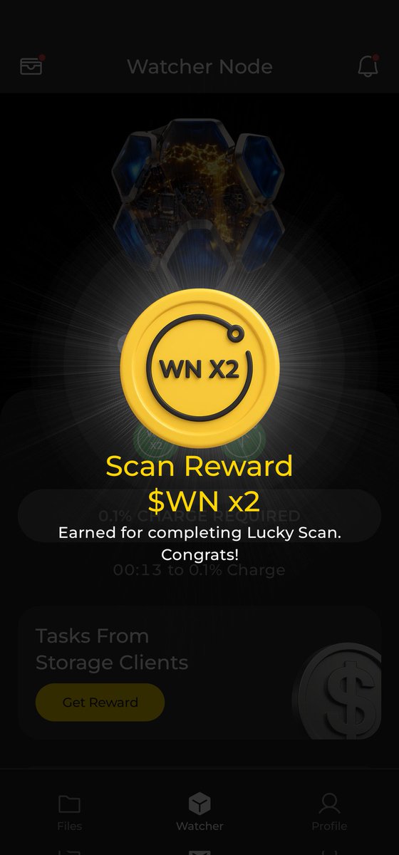 🚀 Big win on DeNet! My Watcher Node has just detected a file ready for extra copies in the DeNet Storage network, earning me some token rewards!

📱💰 Join with my link and start earning: links.denet.app/mobile?referre…

Enter my code: 0xe6beb1be0953c9bd10913e6a6d7c8333b67ba0b4