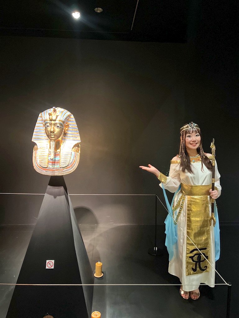 おはミイラー！
次回のガイドツアーは26日(月)です♪(❁´ω`❁)
約1時間、皆様と一緒に展示を見て回りながら古代エジプト文明についてお話します。
※ガイドツアーご参加の方は、再入場できます。
 #ミステリー・オブ・ツタンカーメン
 #奥井教