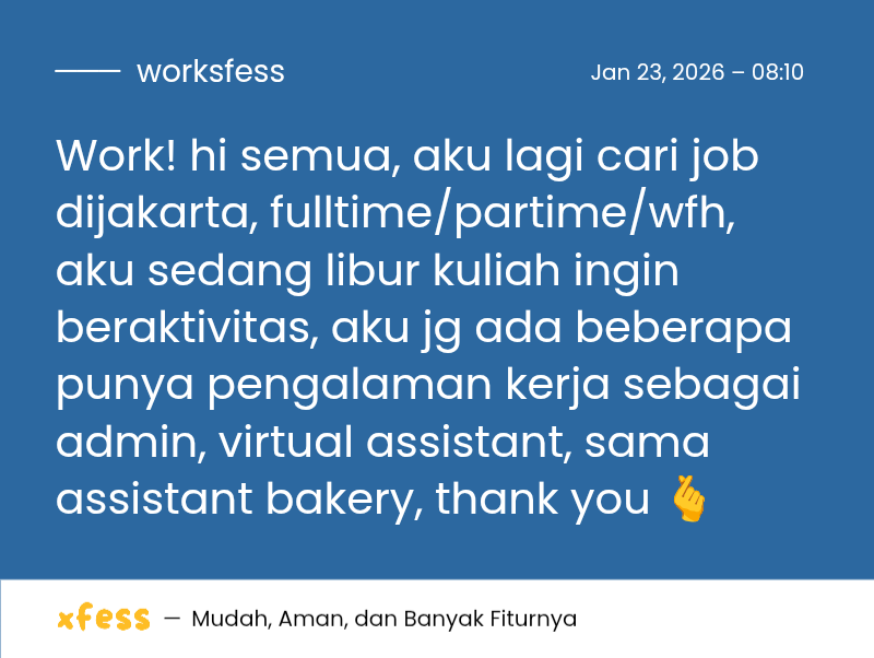 WORK tweet media