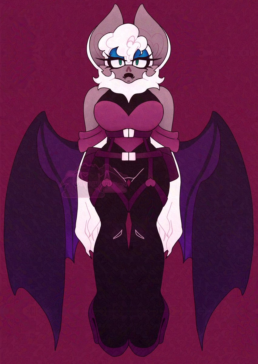 cirroculum's tweet image. Some #RougetheBat doodle + design thingies