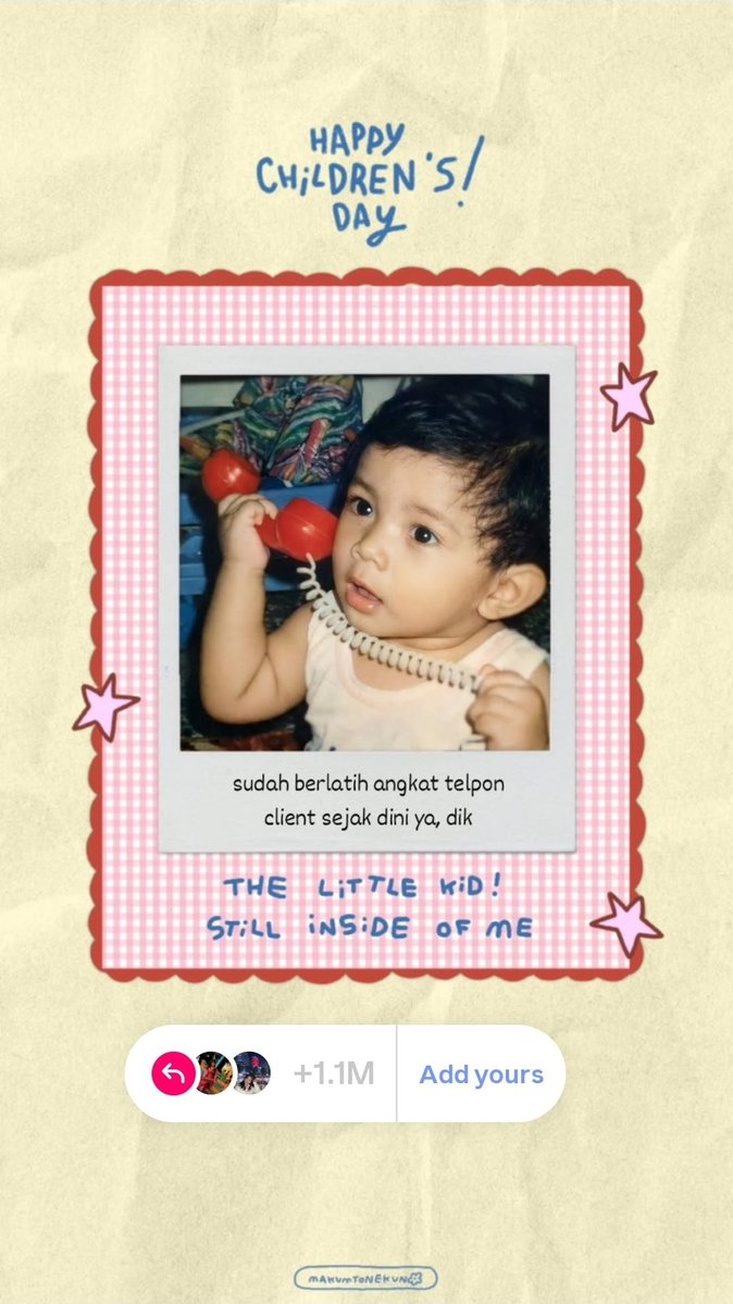 Si amit-amit ini pernah imut-imut pada masanya