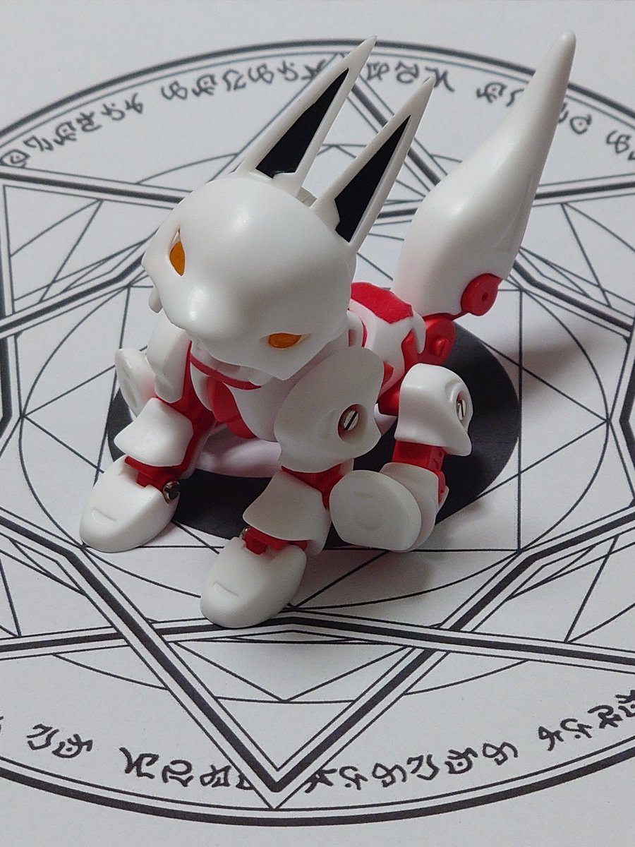 最終お値下げ　アニマネッツ　オオカミ型 新作ガレージキット【アニマネッツ オオカミ型＋装具アヌビス】完成