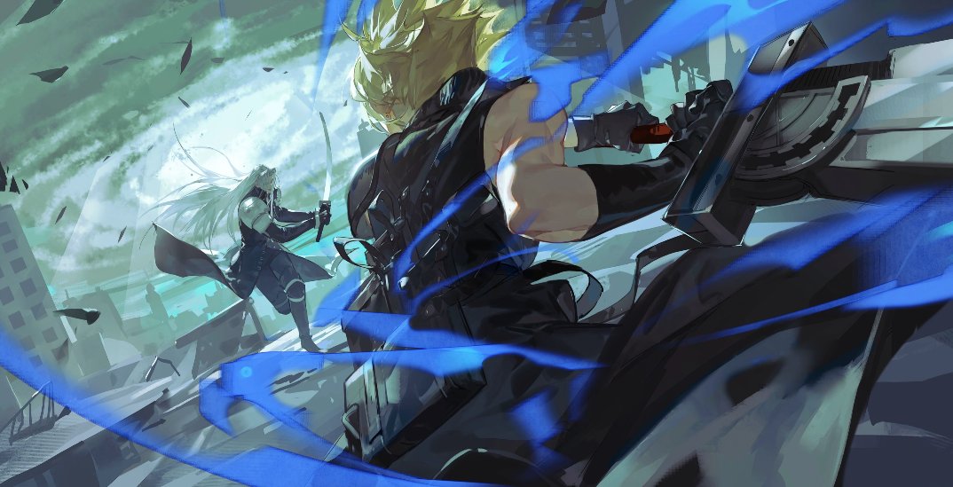 sapulaisimie's tweet image. 宿敌还是妻子？

cr.今夕是何夕

#sefikura
#萨菲罗斯x克劳德
#ff7sc
#セフィクラ