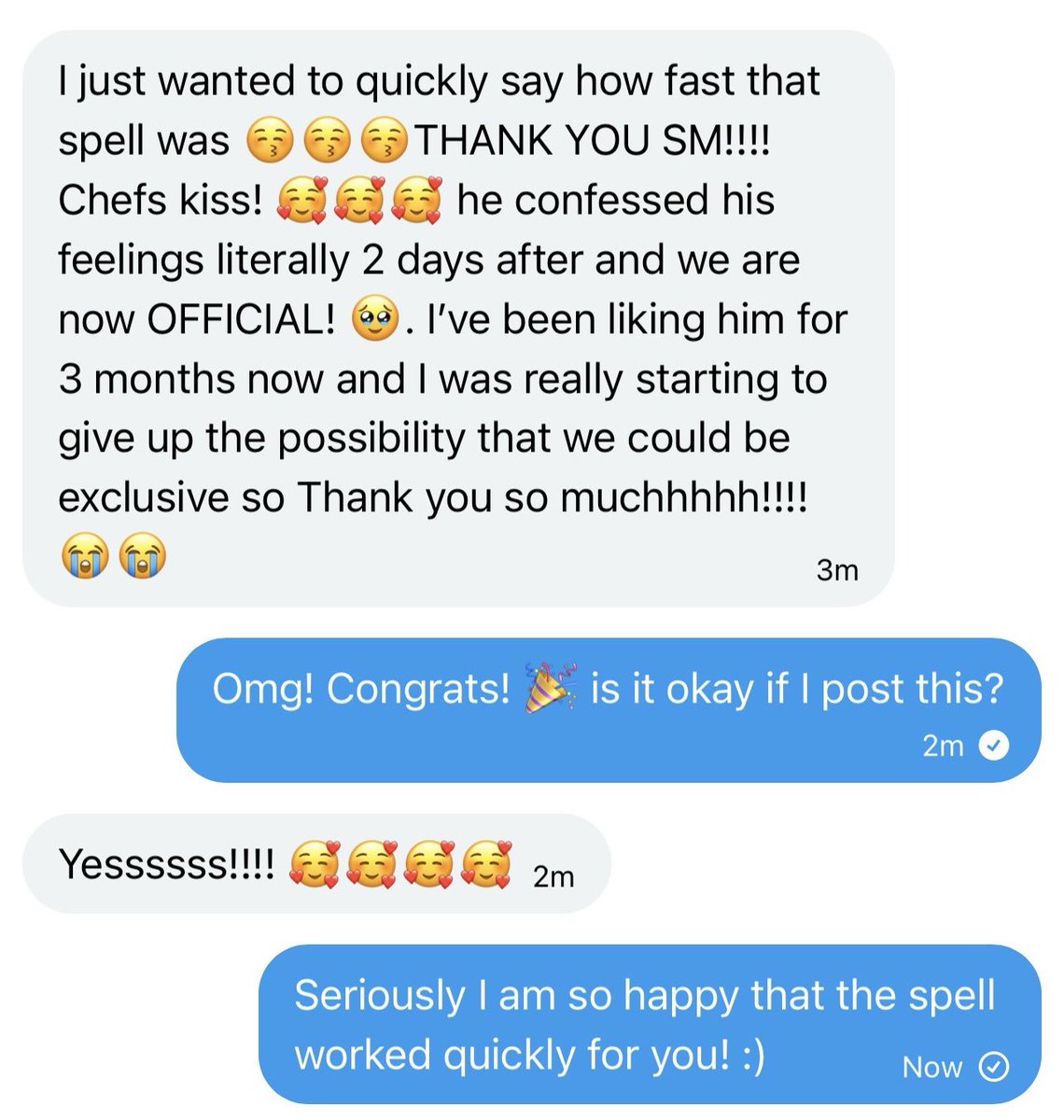 Review/Testimony from Sweetener Spell I still have supplies for a couple more please check it out! x.com/areaderwithan_…