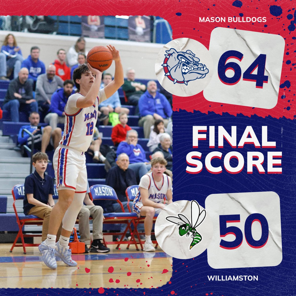 Mason_Bulldogs's tweet image. Bulldogs take control of the CAAC Red! Go Bulldogs!