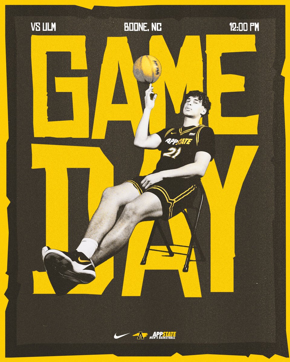 𝗥𝗶𝗴𝗵𝘁 𝗕𝗮𝗰𝗸 𝗔𝘁 𝗜𝘁

🆚 ULM
⏰ Noon
🏟️ Holmes Convocation Center
🔗 linktr.ee/appstatembb
🎟️ FREE ADMISSION 

#TakeTheStairs