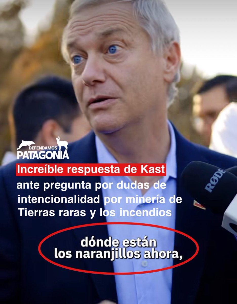 Una burla la frase de Kast para miles de vecinos que la están pasando muy mal.
La intencionalidad de sus palabras no puede pasar inadvertida: ¿Y dónde están esos 6 Naranjillos ahora?, dijo.
+ De 30 muertos, miles de casas quemadas y para él le suena inteligente ironizar con ello.