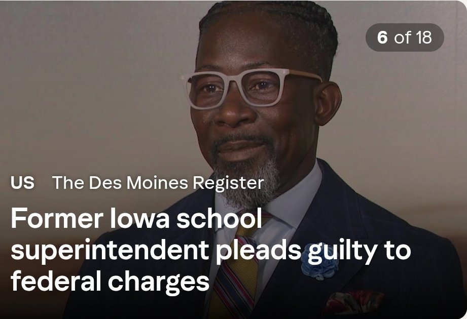 Theo_TJ_Jordan's tweet image. This dude...

Had a deportation order from Texas
Lies to get a job in Iowa (and does)
Goes on to become superintendent of their largest county
Is bringing multiple illegal guns to school in his county vehicle
One of them loaded
Has now plead guilty to multiple felonies

Holy…