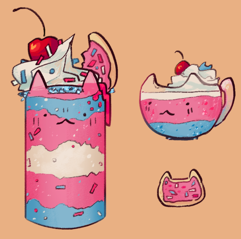 i turned him into sweets